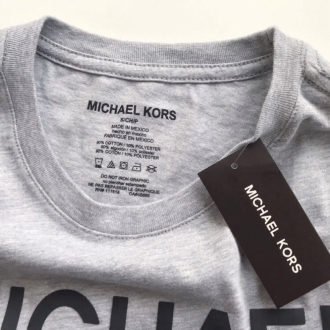 Michael Kors(マイケルコース)のレア 新品 マイケルコース USA メンズ ロング Tシャツ S グレー メンズのトップス(Tシャツ/カットソー(七分/長袖))の商品写真