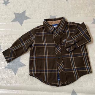 ベビーギャップ(babyGAP)のGAPbabyチェックシャツ(シャツ/カットソー)