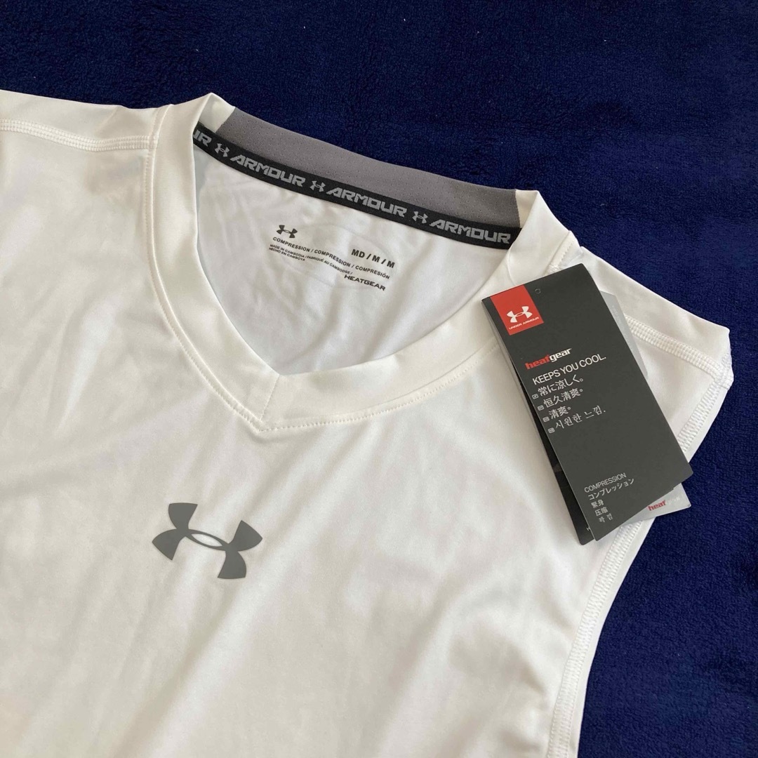 UNDER ARMOUR(アンダーアーマー)のアンダーアーマー　ヒートギア(ノースリーブ) メンズのトップス(タンクトップ)の商品写真