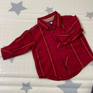 ベビーギャップ(babyGAP)のbaby GAP チェックシャツsize80(シャツ/カットソー)