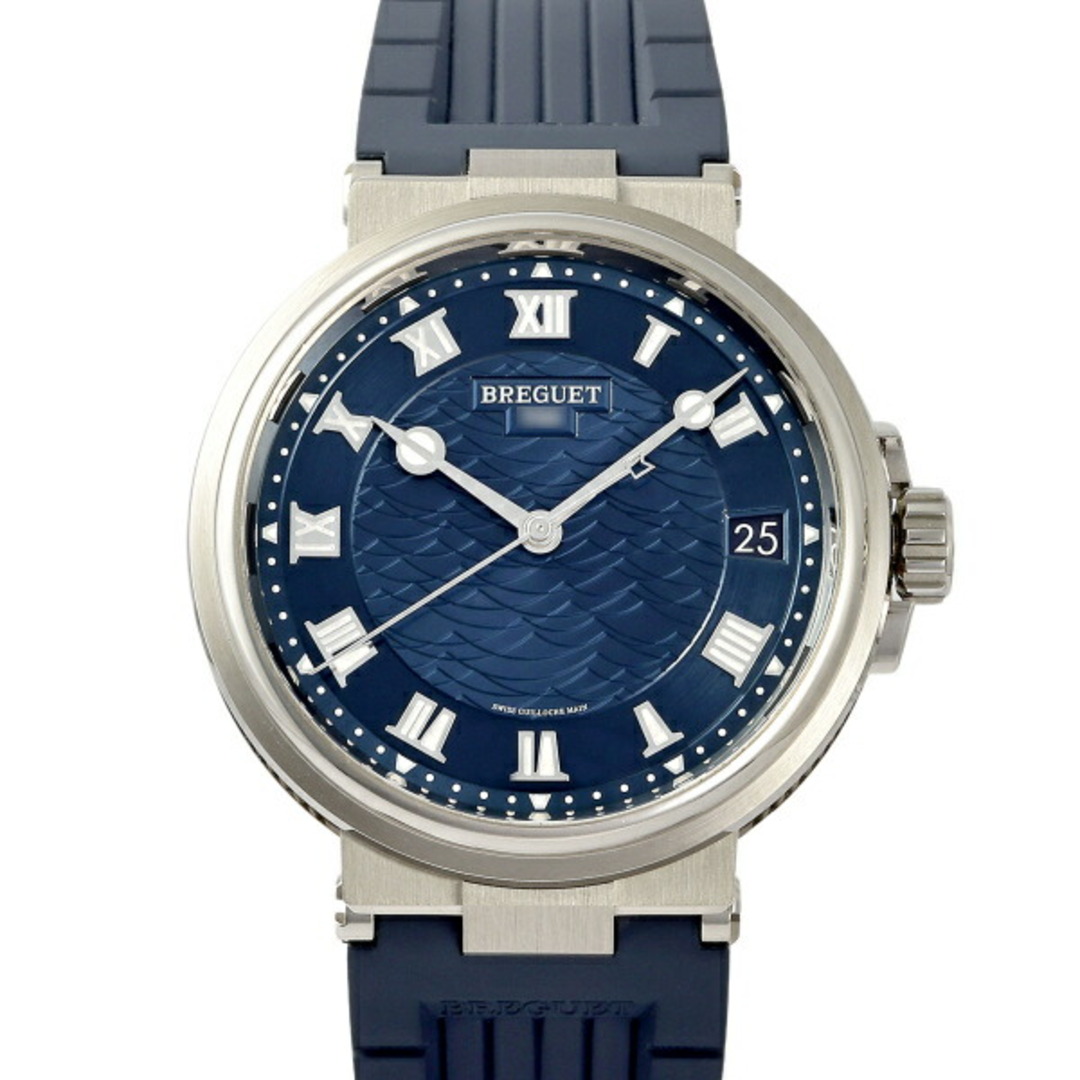 Breguet(ブレゲ)のブレゲ Breguet マリーン 5517BB/Y2/5ZU ブルー文字盤 中古 腕時計 メンズ メンズの時計(腕時計(アナログ))の商品写真
