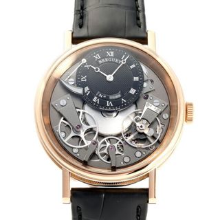 ブレゲ(Breguet)のブレゲ Breguet クラシック トラディション 7057BR/G9/9W6 ブラック/グレー文字盤 中古 腕時計 メンズ(腕時計(アナログ))