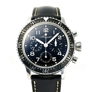 ブレゲ(Breguet)のブレゲ Breguet アエロナバル タイプXX フランス海軍航空部隊100周年記念 世界限定1000本 3803ST/92/3W6 ブラック文字盤 中古 腕時計 メンズ(腕時計(アナログ))