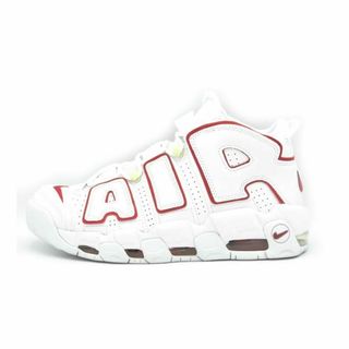 ナイキ(NIKE)のナイキ NIKE ■ 【 AIR MORE UPTEMPO WHITE VARSITY RED 921948 102 】 エア モア アップテンポ ホワイト レッド スニーカー　f20797(スニーカー)