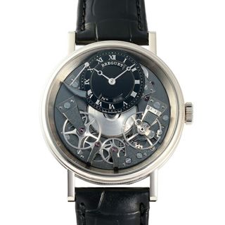 ブレゲ(Breguet)のブレゲ Breguet クラシック トラディション 7057BB/G9/9W6 ブラック/ローマ文字盤 中古 腕時計 メンズ(腕時計(アナログ))