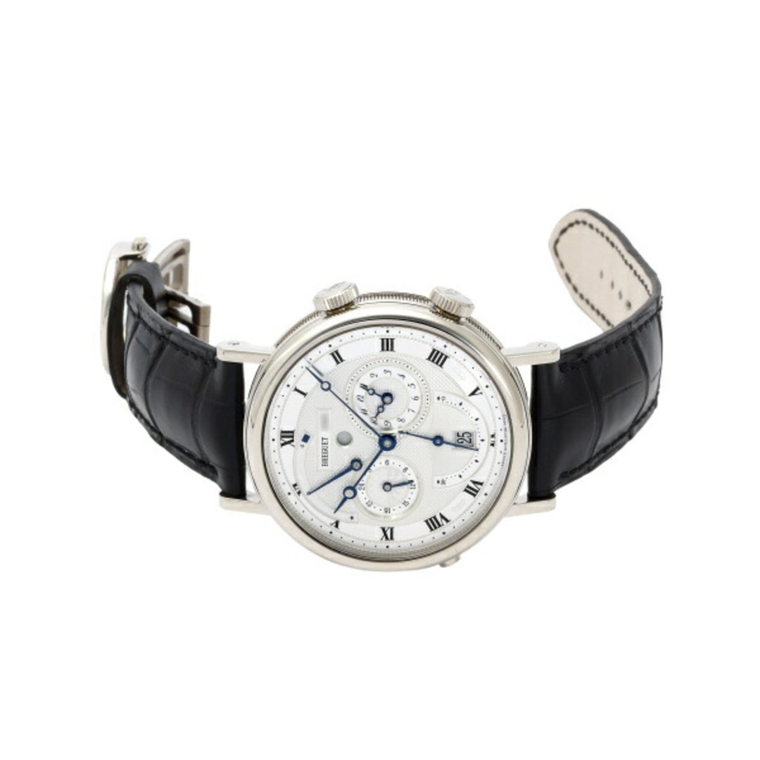 Breguet(ブレゲ)のブレゲ Breguet クラシック GMTアラーム 5707BB/12/9V6 シルバー文字盤 中古 腕時計 メンズ メンズの時計(腕時計(アナログ))の商品写真