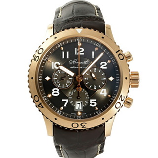 ブレゲ(Breguet)のブレゲ Breguet タイプ XXI 3810BR/92/9ZU ブラウン文字盤 中古 腕時計 メンズ(腕時計(アナログ))