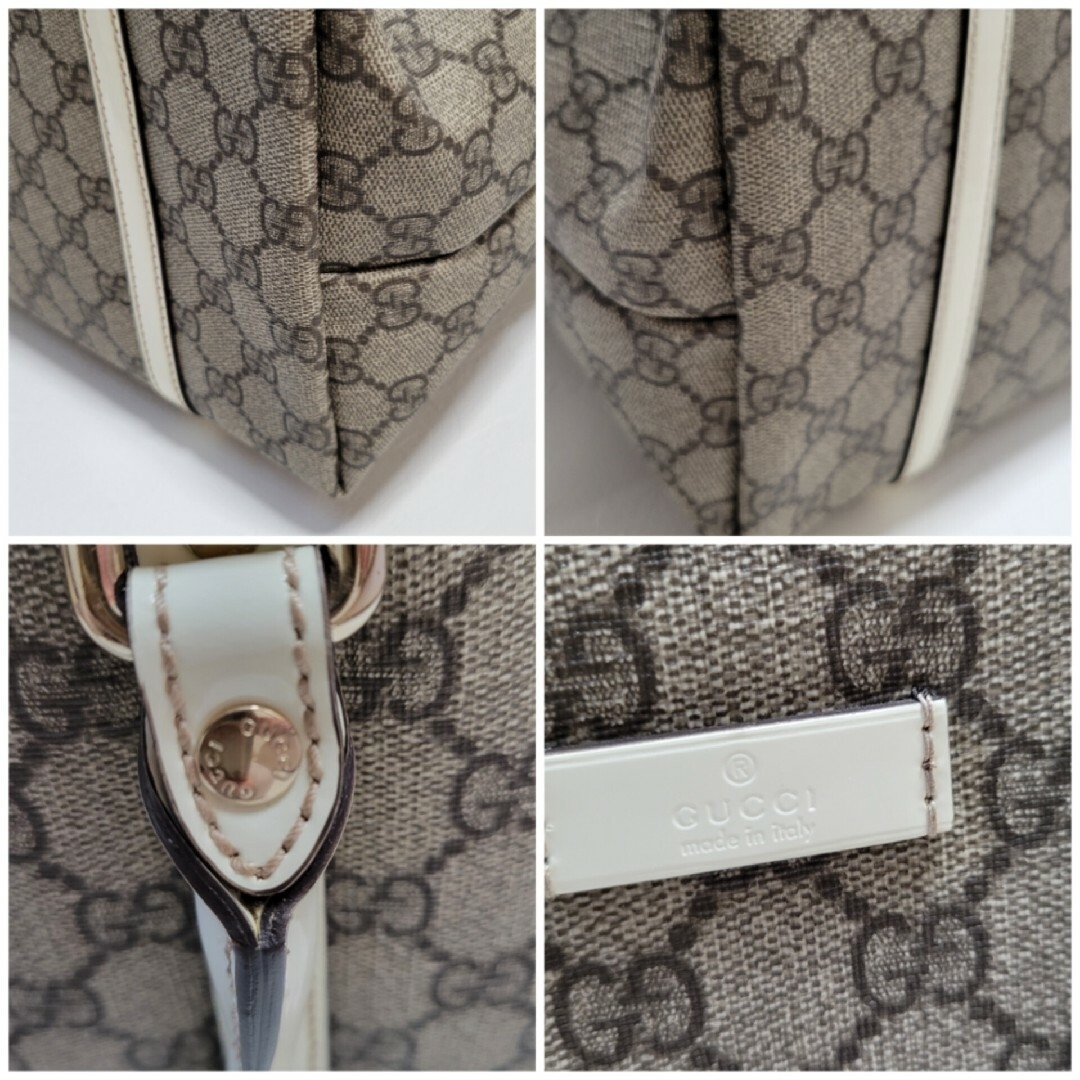 Gucci(グッチ)のGUCCI　グッチ　バック　スプリーム　美品 レディースのバッグ(ハンドバッグ)の商品写真