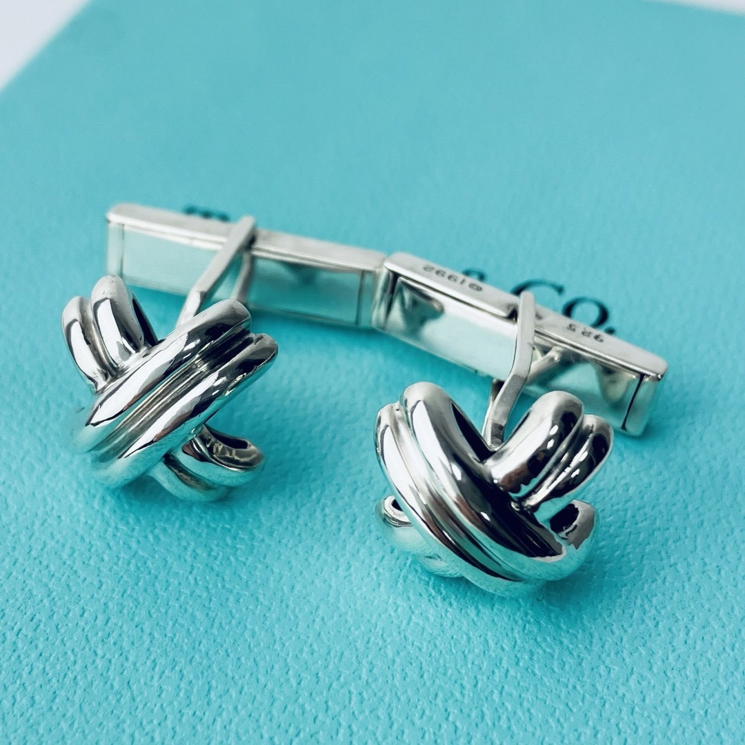 Tiffany & Co.(ティファニー)のティファニー カフス カフスリンクス シグネチャー SV925 メンズのファッション小物(カフリンクス)の商品写真