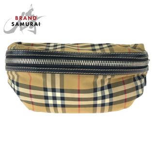 バーバリー(BURBERRY)のBURBERRY バーバリー ビンテージチェック ブラウン 茶 ナイロン 8005521 ウエストバッグ ボディバッグ レディース 405551 【中古】(ボディバッグ/ウエストポーチ)