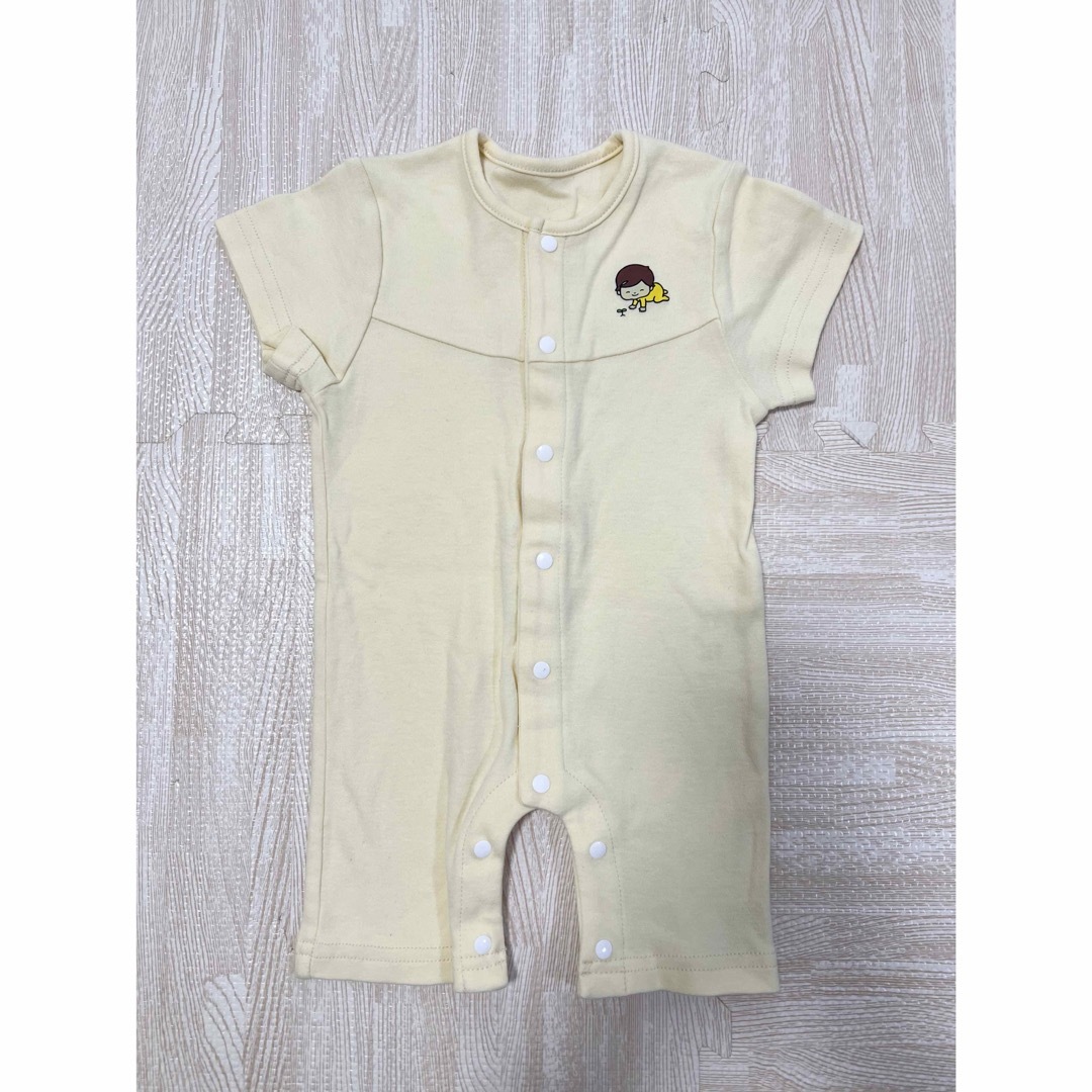 PEANUTS(ピーナッツ)のロンパース　80サイズ　2枚セット　スヌーピー キッズ/ベビー/マタニティのベビー服(~85cm)(ロンパース)の商品写真