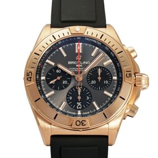 ブライトリング(BREITLING)のブライトリング BREITLING クロノマット B01 42 RB0134101B1S1 グレー/ブラック文字盤 中古 腕時計 メンズ(腕時計(アナログ))