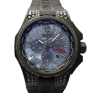ブライトリング(BREITLING)のブライトリング BREITLING ベントレー GMT ライトボディ 世界限定100本 VB0432AU/BE25 ブラック文字盤 中古 腕時計 メンズ(腕時計(アナログ))