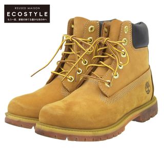 Timberland - ティンバーランド 美品 Timberland ティンバーランド ヌバックレザー 6イン プレミアムブーツ シューズ レディース ライトブラウン 6 1/2 10361 6.5