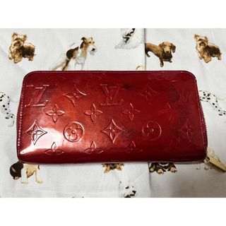 ルイヴィトン(LOUIS VUITTON)のルイヴィトン　長財布　ヴェルニ　レッド(財布)