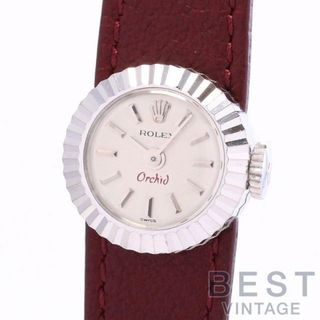 ロレックス(ROLEX)の【OH済】 ロレックス 【ROLEX】 カメレオン オーキッド 2059/9 レディース シルバー K18ホワイトゴールド 腕時計 時計 CHAMELEON ORCHID SILVER K18WG 【中古】 (腕時計)