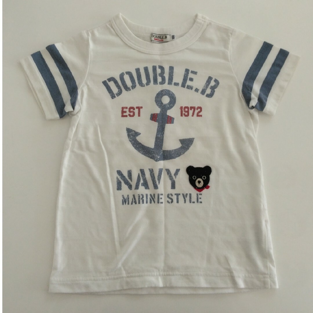 DOUBLE.B(ダブルビー)のDOUBLE　B　半袖トップス　100 キッズ/ベビー/マタニティのキッズ服男の子用(90cm~)(Tシャツ/カットソー)の商品写真