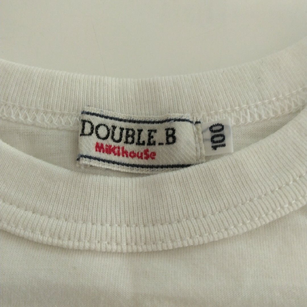 DOUBLE.B(ダブルビー)のDOUBLE　B　半袖トップス　100 キッズ/ベビー/マタニティのキッズ服男の子用(90cm~)(Tシャツ/カットソー)の商品写真