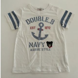 ダブルビー(DOUBLE.B)のDOUBLE　B　半袖トップス　100(Tシャツ/カットソー)