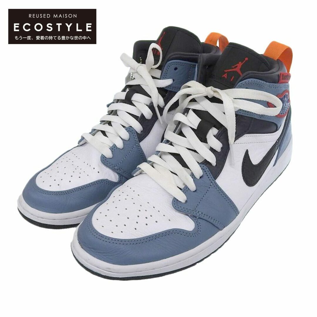 NIKE(ナイキ)のナイキ 美品 NIKE ナイキ ×Facetasm AIR JORDAN 1 MID SE Fearless シューズ メンズ ブルー系 ホワイト 27.5cm CU2802-100 27.5 メンズの靴/シューズ(その他)の商品写真