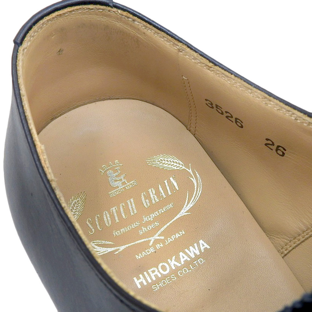 スコッチグレイン SCOTCH GRAIN スコッチグレイン ブラック 3526BL ASSURANCE ストレートチップシューズ 26 メンズの靴/シューズ(その他)の商品写真