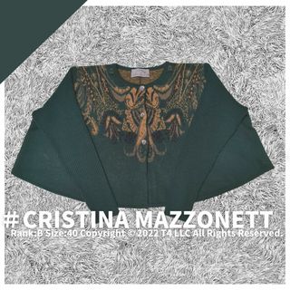 CRISTINA MAZZONETT　ニットカーディガン　モスグリー✓1845(カーディガン)