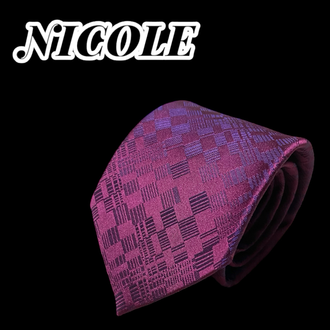 NICOLE(ニコル)の【NICOLE】ニコル ネクタイ 絹100％ 日本製 メンズのファッション小物(ネクタイ)の商品写真