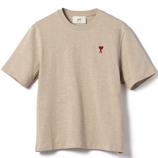 アミ(ami)のアミ パリス AMI PARIS Tシャツ AMI DE COEUR 半袖シャツ クルーネック 五分袖 ボクシーフィット 2024年春夏新作 UTS005 0005 2712(Tシャツ(半袖/袖なし))