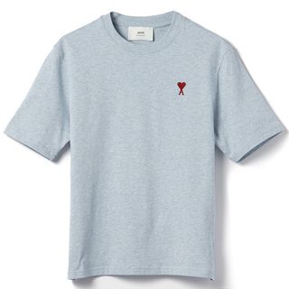 アミ(ami)のアミ パリス AMI PARIS Tシャツ AMI DE COEUR 半袖シャツ クルーネック 五分袖 ボクシーフィット 2024年春夏新作 UTS005 0005 4842(Tシャツ(半袖/袖なし))