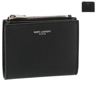 サンローラン(Saint Laurent)のサンローラン パリ SAINT LAURENT PARIS 財布 二つ折り メンズ バイフォールド 小銭入れ ファスナーウォレット クリアポケット 二つ折り財布 2024年春夏新作 575789 BTY0N(折り財布)