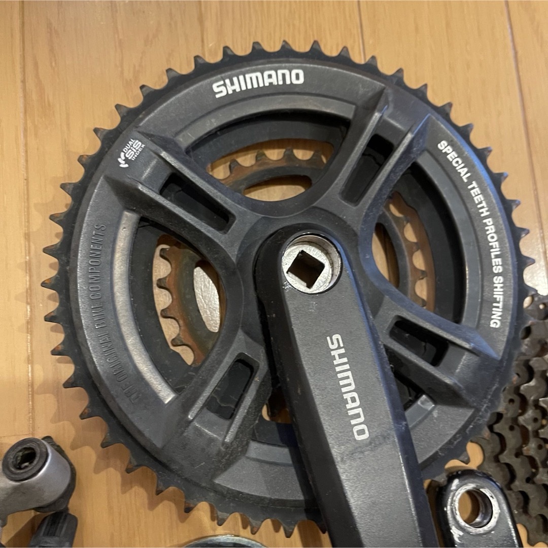 SHIMANO(シマノ)のSHIMANO ALTUS コンポセット　3×8速 スポーツ/アウトドアの自転車(パーツ)の商品写真