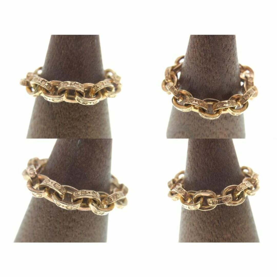 Chrome Hearts(クロムハーツ)のクロムハーツ CHROME HEARTS ■ 【 22K PAPER CHAIN RING 】 ペーパー チェーン リング　w18387 メンズのアクセサリー(リング(指輪))の商品写真