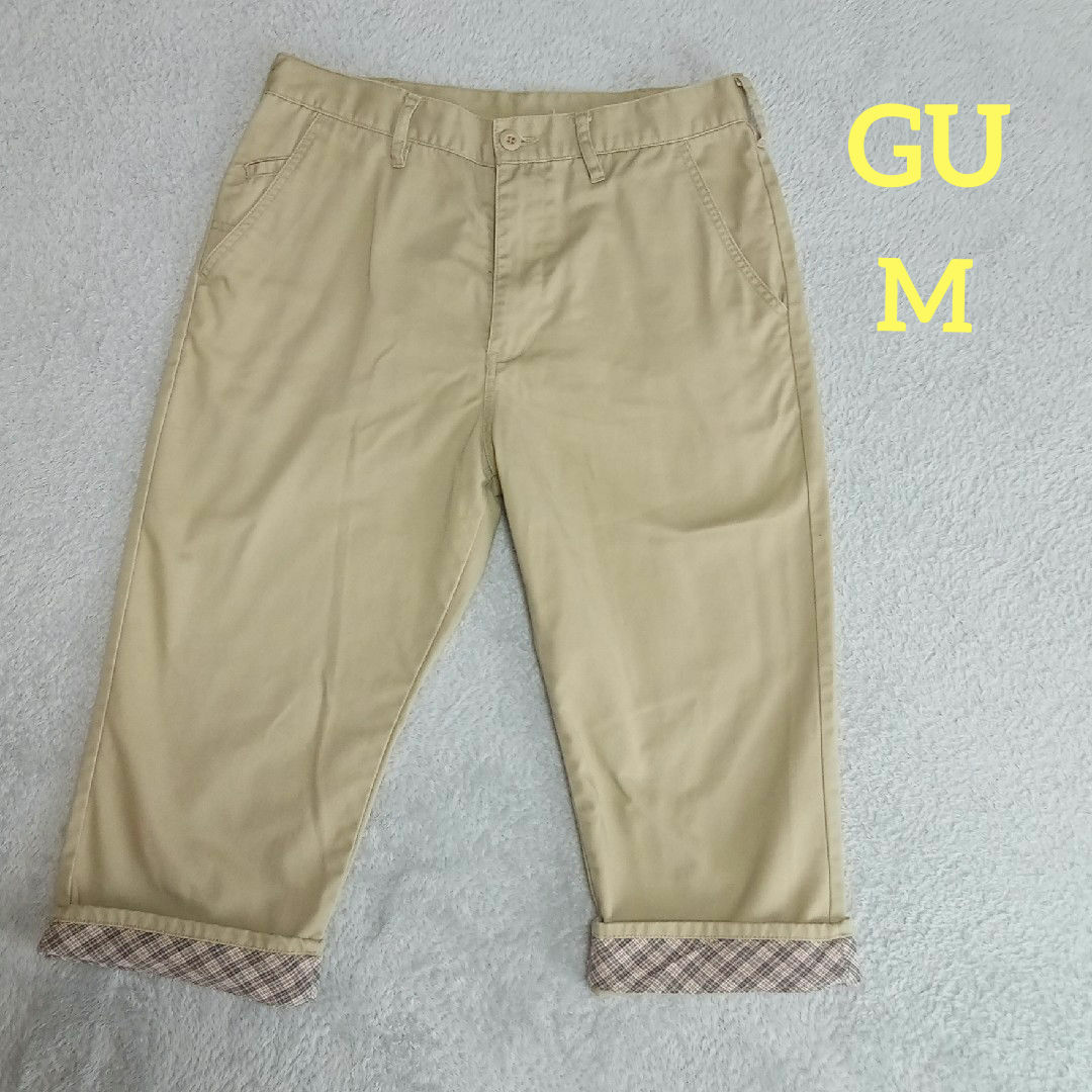 GU(ジーユー)の●メンズ　ジーユー　GU　ハーフパンツ　七分丈パンツ　M● メンズのパンツ(ショートパンツ)の商品写真