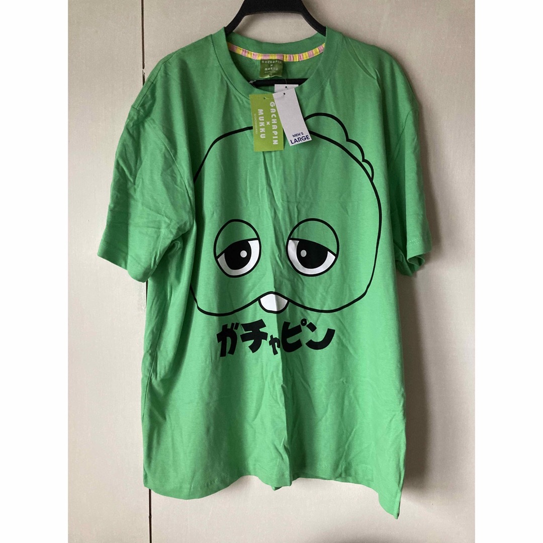 新品　可愛いガチャピンXムック　ガチャムックコラボTシャツ Tシャツ メンズ3L メンズのトップス(Tシャツ/カットソー(半袖/袖なし))の商品写真