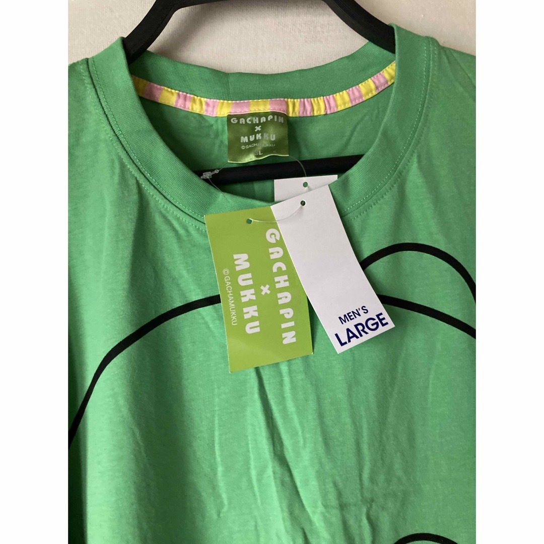 新品　可愛いガチャピンXムック　ガチャムックコラボTシャツ Tシャツ メンズ3L メンズのトップス(Tシャツ/カットソー(半袖/袖なし))の商品写真