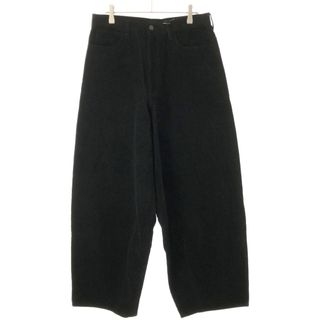 ラッドミュージシャン(LAD MUSICIAN)のLAD MUSICIAN ラッドミュージシャン 20AW CORDUROY WIDE PANTS テーパードコーデュロイワイドパンツ ブラック 42 2220-514(その他)