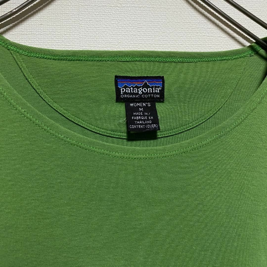 patagonia(パタゴニア)のアメリカ古着　Patagonia　パタゴニア　半袖　Tシャツ　無地　Q98 レディースのトップス(Tシャツ(半袖/袖なし))の商品写真