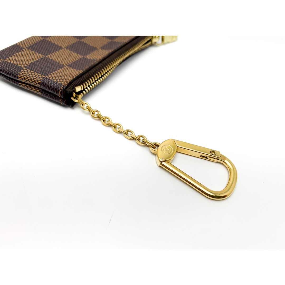 LOUIS VUITTON(ルイヴィトン)のLOUIS VUITTON ルイヴィトン カードキーケース ポシェットクレ ダミエ コインケース 小物入れ キーリング付き ブランド レディースのファッション小物(キーケース)の商品写真