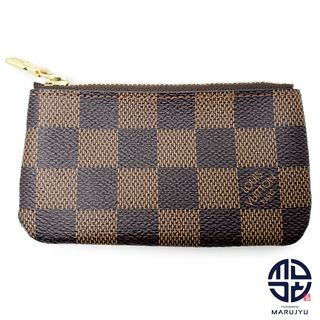 ルイヴィトン(LOUIS VUITTON)のLOUIS VUITTON ルイヴィトン カードキーケース ポシェットクレ ダミエ コインケース 小物入れ キーリング付き ブランド(キーケース)