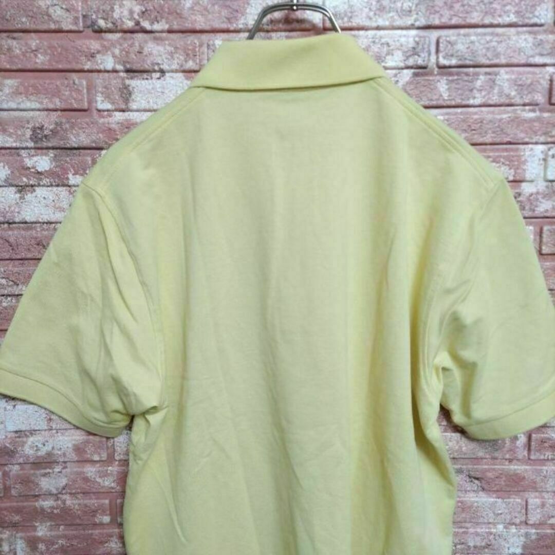 UNIQLO(ユニクロ)のUNIQLO ユニクロ 鹿の子 ドライ 半袖ポロシャツ イエロー Lサイズ メンズのトップス(ポロシャツ)の商品写真
