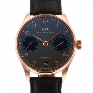 インターナショナルウォッチカンパニー(IWC)のIWC ポルトギーゼ IW500125 グレー文字盤 中古 腕時計 メンズ(腕時計(アナログ))