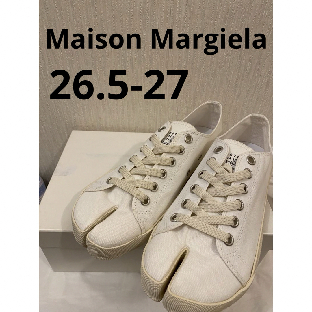 Maison Martin Margiela(マルタンマルジェラ)のメゾンマルジェラ Margiela  スニーカー ホワイト　タビ　tabi  メンズの靴/シューズ(スニーカー)の商品写真