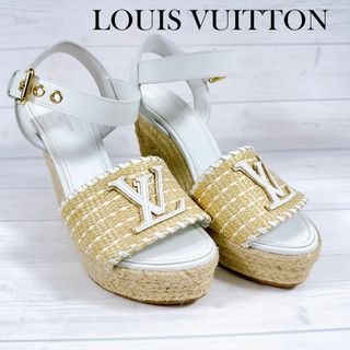 ルイヴィトン(LOUIS VUITTON)のルイヴィトン スターボード ライン サンダル ウェッジヒール(サンダル)