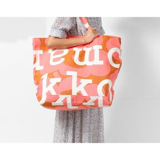 マリメッコ(marimekko)のmarimekko マリメッコ　コットントートバッグ　Ahkera Unikko(トートバッグ)