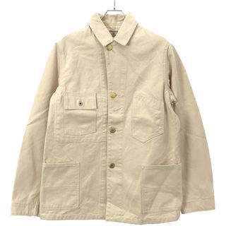 フルカウント(FULLCOUNT)のFULLCOUNT フルカウント 20SS CANVAS COVERALL JACKET キャンバスカバーオールジャケット アイボリー 38 2970W(ブルゾン)