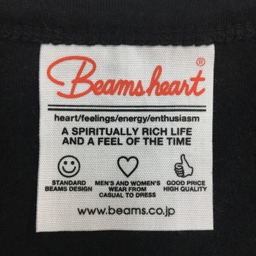 BEAMS HEART カットソー Tシャツ プルオーバー 長袖 F 黒 レディースのトップス(カットソー(長袖/七分))の商品写真