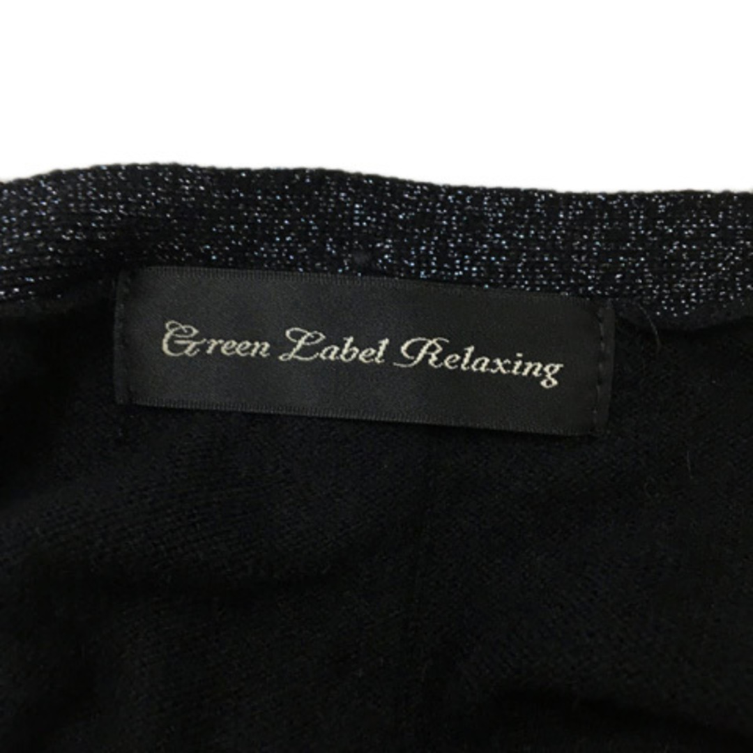 UNITED ARROWS green label relaxing(ユナイテッドアローズグリーンレーベルリラクシング)のグリーンレーベルリラクシング ユナイテッドアローズ ワンピース ミニ 長袖 黒 レディースのワンピース(ミニワンピース)の商品写真