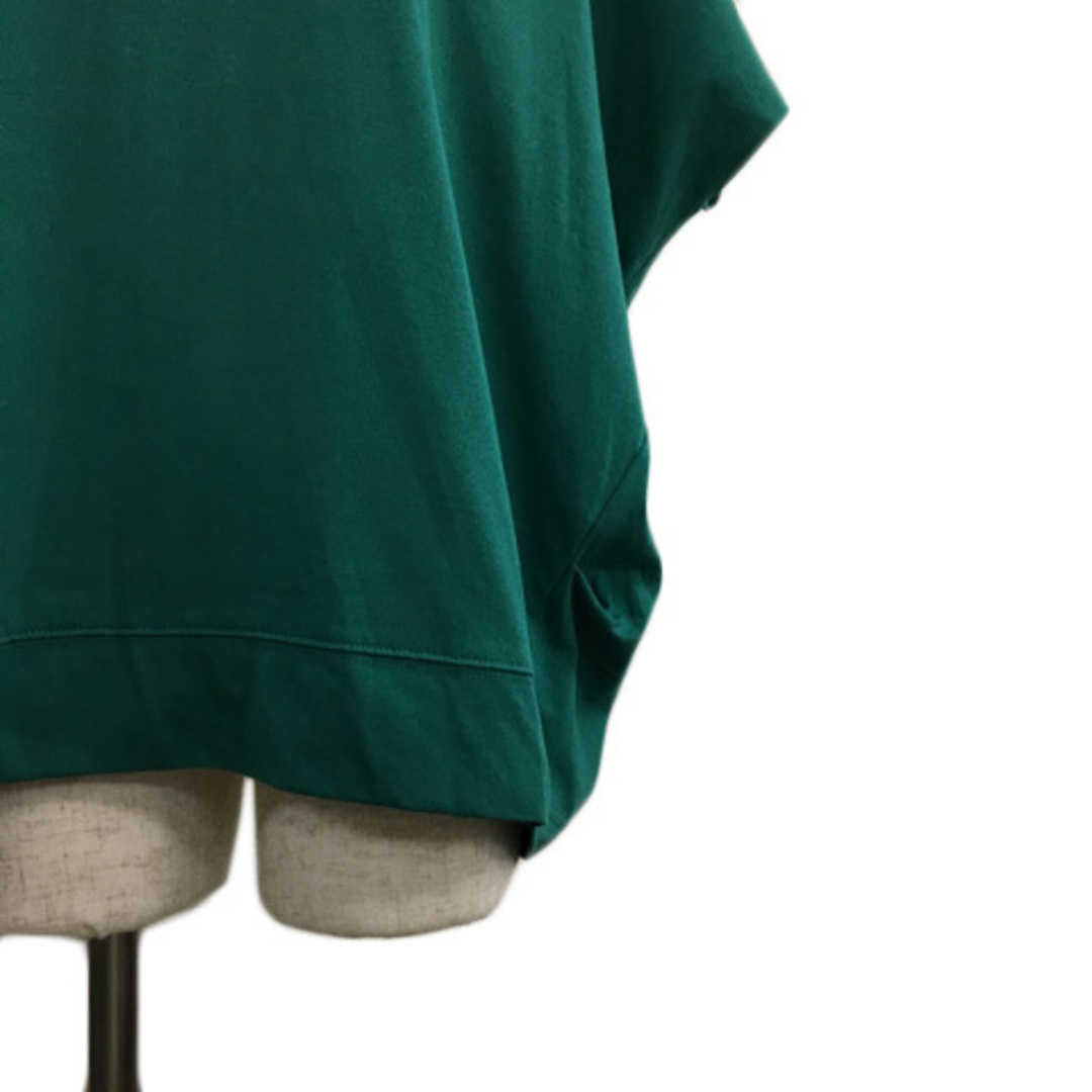 SHOO・LA・RUE(シューラルー)のシューラルー カットソー プルオーバー 無地 ドルマンスリーブ 半袖 F 緑 レディースのトップス(カットソー(半袖/袖なし))の商品写真