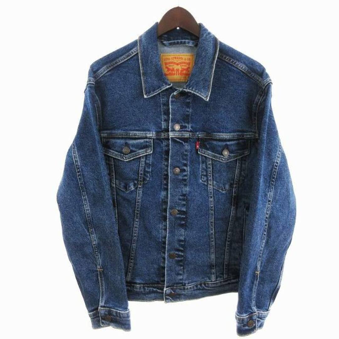 Levi's(リーバイス)のリーバイス 3rdトラッカージャケット Gジャン USED加工 青 S メンズのジャケット/アウター(Gジャン/デニムジャケット)の商品写真