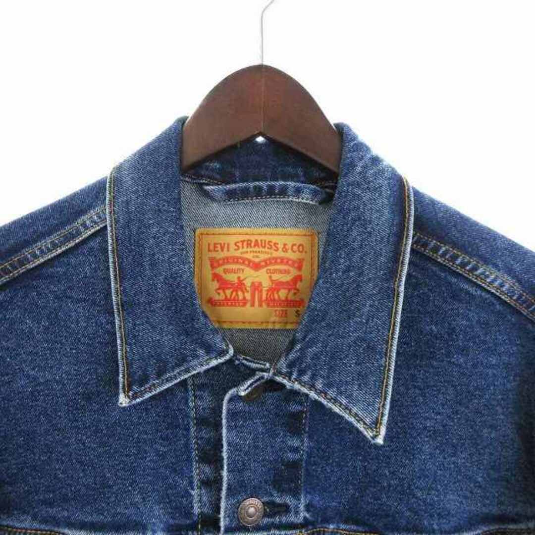 Levi's(リーバイス)のリーバイス 3rdトラッカージャケット Gジャン USED加工 青 S メンズのジャケット/アウター(Gジャン/デニムジャケット)の商品写真